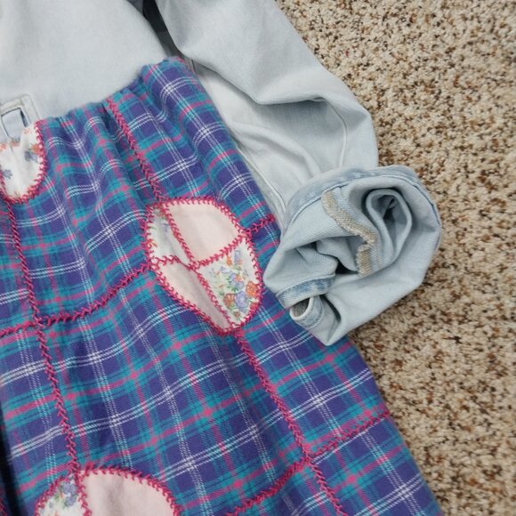 3169 Size XXXL Time & Tru Upcycled Jean Tunic Jacket - Picture 4 of 7